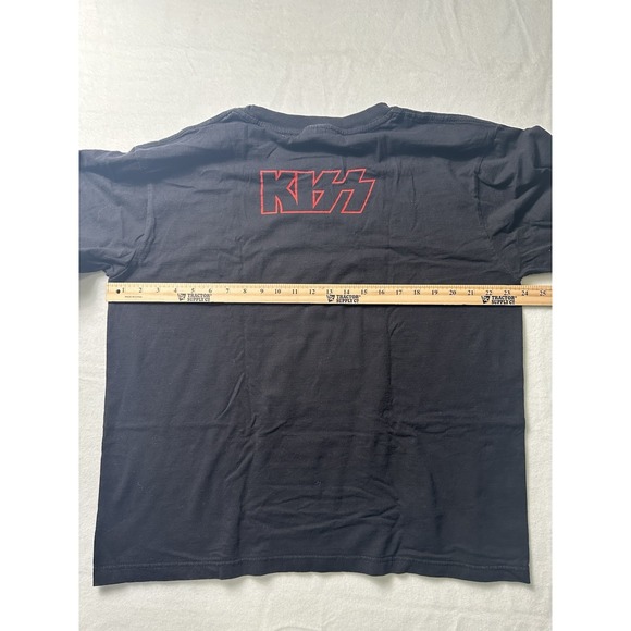 Kiss T-Shirt Xl Black Vintage Rock Of The T Band Graphic Tee 90s Rock Metal - Picture 5 of 6